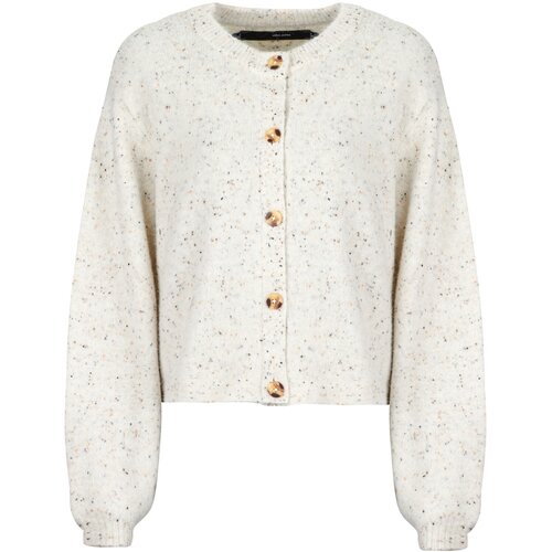 Vero Moda Telovniki &amp;amp; Jope VMETTA LS O-NECK Bež Slike