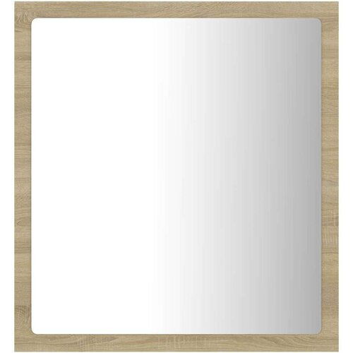 VidaXL lED kupaonsko ogledalo boja hrasta sonome 40 x 8,5 x 37 cm drvo Slike