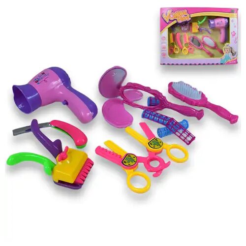 Magic Toys Vouge Girl: 10-delni lepotilni set s frizerskimi pripomočki Cene
