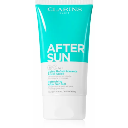 Clarins After Sun Refreshing After Sun Gel pomirjajoč gel po sončenju za obraz in telo 150 ml