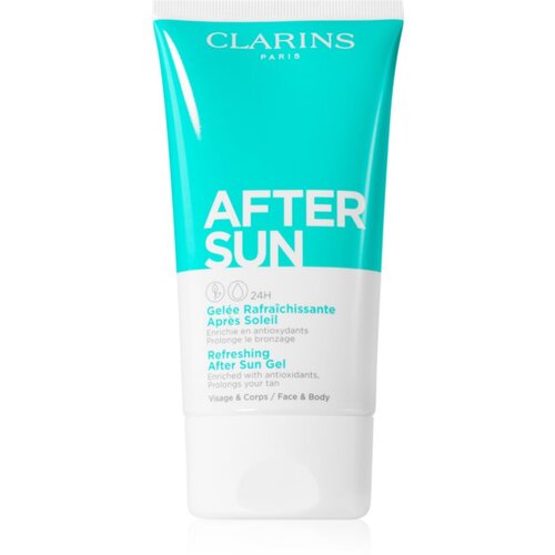 Clarins After Sun Refreshing After Sun Gel umirujući gel nakon sunčanja za lice i tijelo 150 ml Slike
