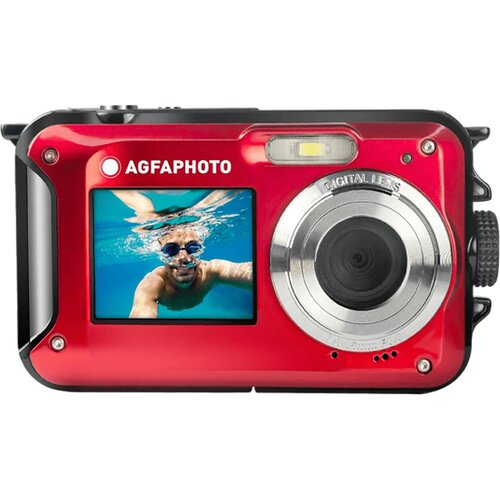 Agfa Kompaktni digitalni fotoaparat WP8000, rdeč Slike
