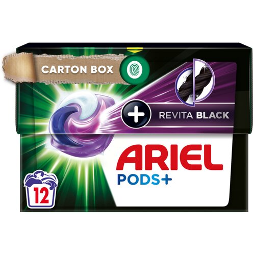Ariel black pods kapsule 12w Cene