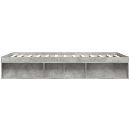  Kreveta boja betona 140x190 cm Slike