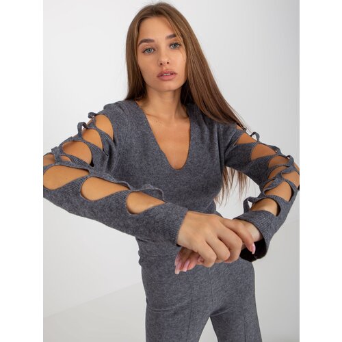 COCO ANGELO Sweater-VI-SW-20253.29-dark gray Cene