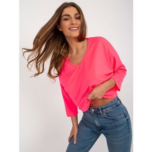 RELEVANCE Blouse-RV-BZ-7663.05-fluo pink Cene