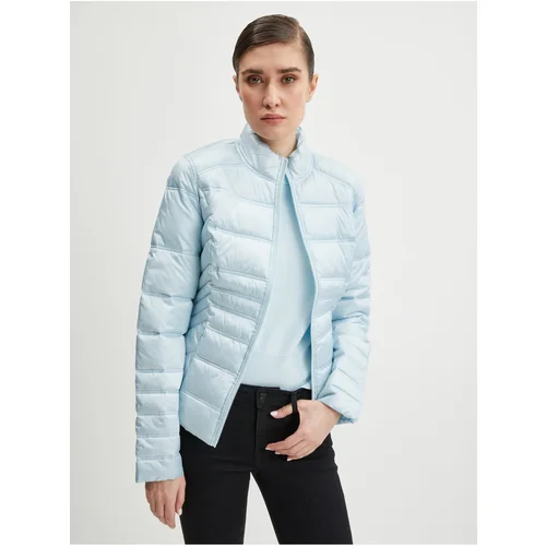 Guess Light blue womens double-sided quilted jacket Janis - Ladies