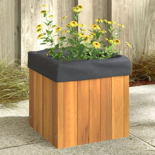 vidaXL Vrtna sadilica 25x25x25 cm od masivnog bagremovog drva Cijene