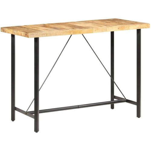 VidaXL Barski stol 150 x 70 x 107 cm od grubog drva manga Slike