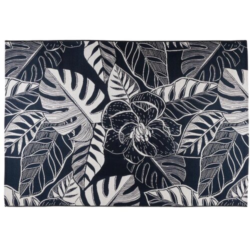  spoljašnji tepih jungle 160x220 cm crna/bela/uzorak listova Cene
