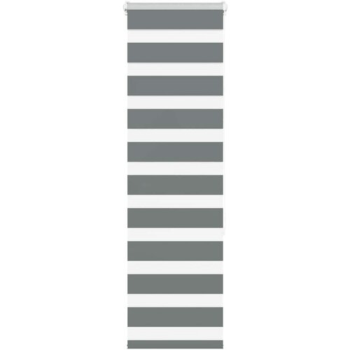 vidaXL Zebra senčilo temno sivo 45x150 cm tkanina širina 40,9 cm Cene