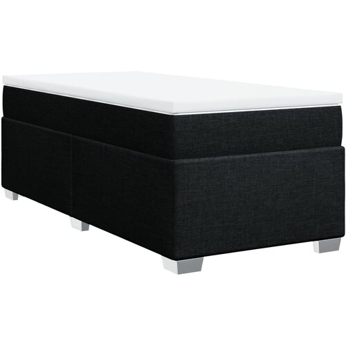 Maison Chic Box spring postelja - Vzmetna postelja z vzmetnico črna 100x200 cm blago SL16519, (21881855) Slike