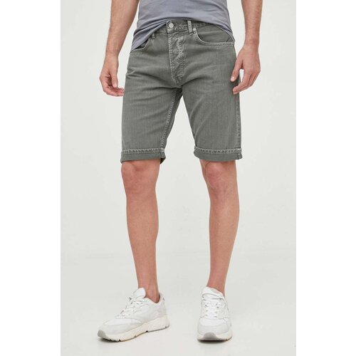Pepe Jeans Jeans kratke hlače Callen mo&amp;scaron;ke, zelena barva Slike