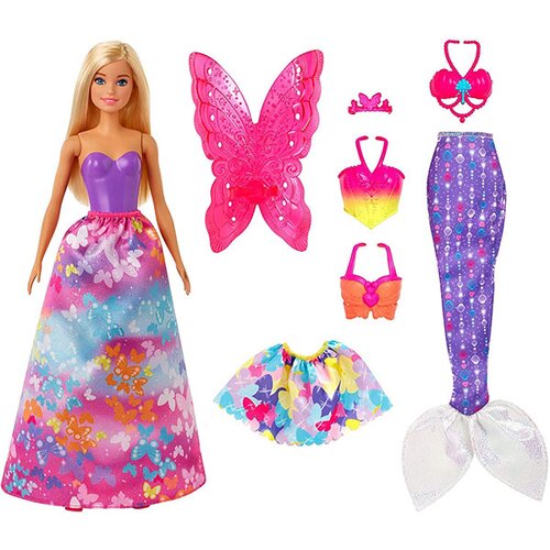 Mattel BARBIE Lutka 3u1 Dreamtopia Fairy Dress Up Slike