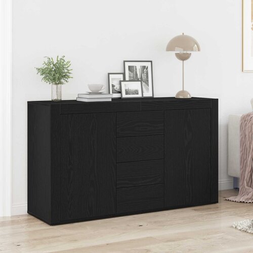 Kreveta Crni hrast 120 x 36 x 69 cm Konstruirano drvo Cijene