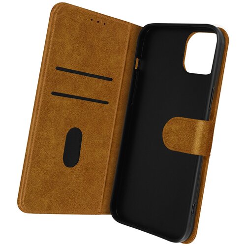 AVIZAR Folio Case iPhone 14 z držalom za kartico - rjav, (20616618) Cene