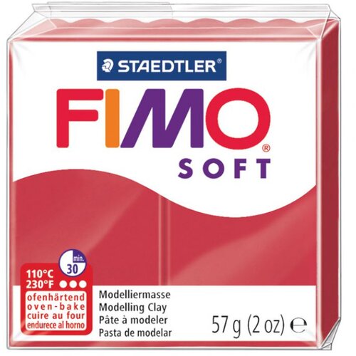  MASA ZA MODELIRANJE 57G FIMO SOFT STAEDTLER 8020-26 BOJA TREŠNJE Cene