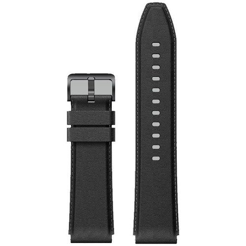 Xiaomi mi watch S1 strap (leather) black Slike