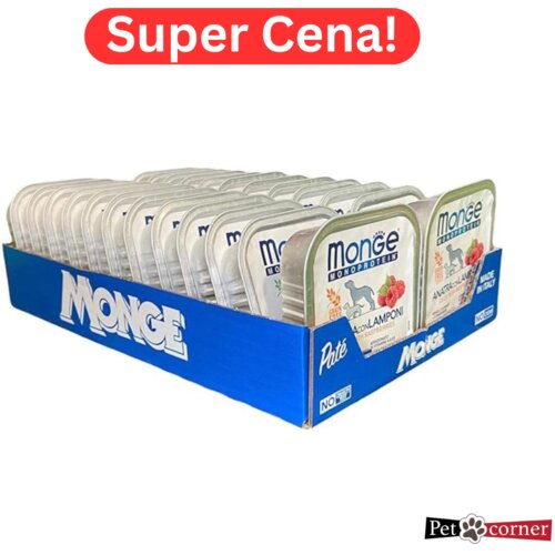 Monge pašteta za pse pačetina i malina 24x150g ekonomično pakovanje Cene