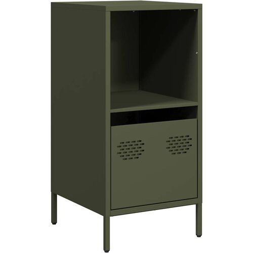 Maison Chic Komoda - Predalnik olivno zelena 35x39x73,5 cm hladno valjano jeklo, (21719491) Cene