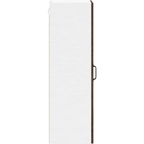 VidaXL zidni kuhinjski ormarić s policom smeđi hrast 40 x 31 x 100 cm Slike