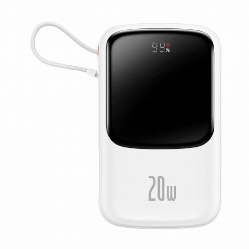 Baseus prenosna baterija 10.000mAh 20W powerbank lightning bela PPQD060002 Cene