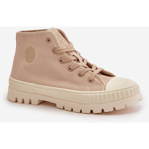 Big Star Women's high-ankle sneakers Big Star Beige Cene