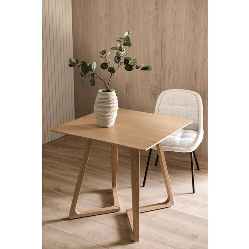 Ellos Home Jedilna miza iz masivnega hrasta 75x80 cm Gradie &amp;ndash; Slike