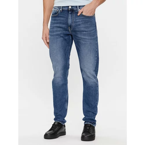 Calvin Klein Jeans Jeans hlače J30J324193 Modra Slim Taper Fit