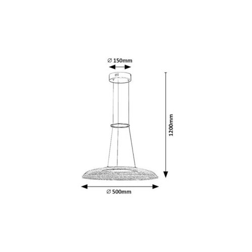 Rabalux Zofrael 72411 LED visilica Slike