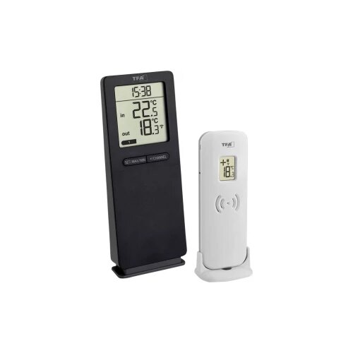 Tfa Dostmann Funk-Thermometer LOGOneo bežični digitalni termometar crna Cijene