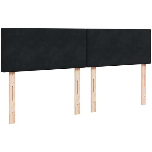VidaXL Otomanski krevet s madracem crni 180x200 cm bar&amp;scaron;unasti Slike