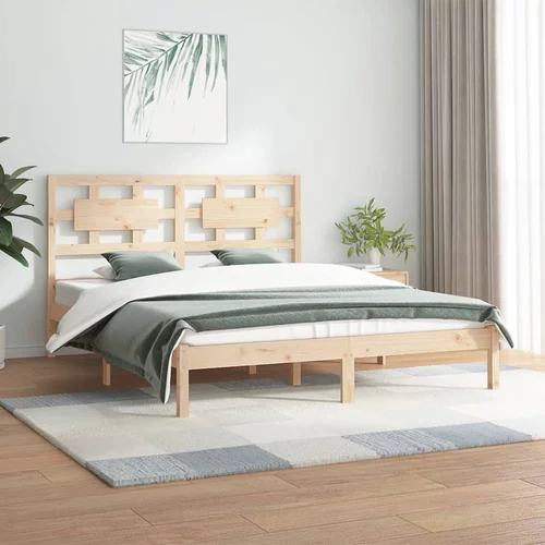  Okvir za krevet od borovine 180 x 200 cm 6FT veliki bračni
