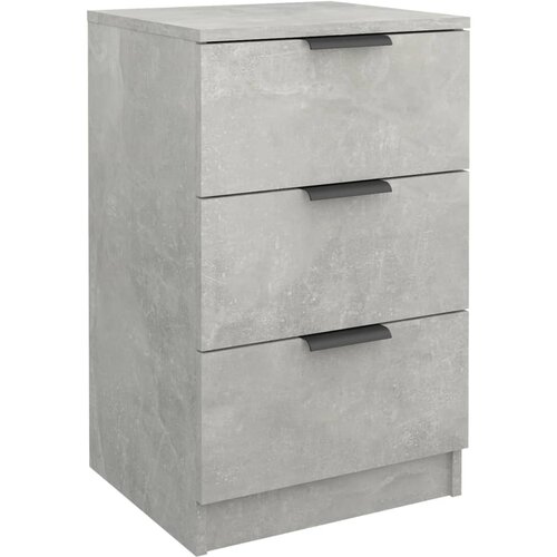 Maison Chic Nočna omarica - Nočna miza betonsko siva 40x36x65 cm, (21689655) Slike