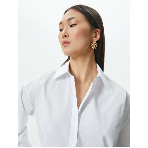 Koton Basic Poplin Shirt Long Sleeve Buttoned Cotton Slike