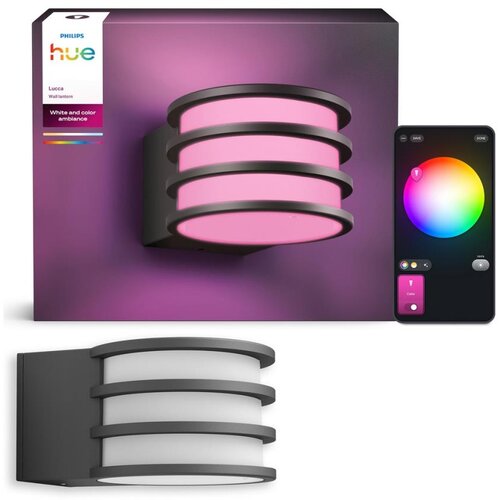 Philips LED RGB prigu&amp;scaron;iva spoljna zidna lampa Hue LUCCA 1xE27/8,1W/230V IP44 Slike