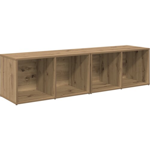 VidaXL Set TV komoda 2 pcs 37 x 35 x 107 cm Konstruirano drvo Slike