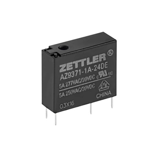 Zettler Electronics AZ9371-1A-24DE relej za tiskane pločice 24 V/DC 5 A 1 zatvarač 1 St. Slike
