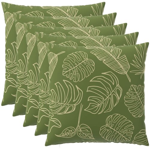  Presvlaka za jastuk 6 pcs HEERLEN Dizajn lista 80 x 80 cm Cijene