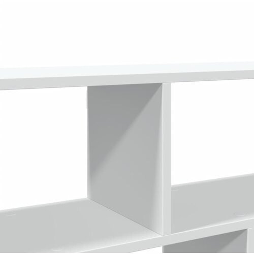  Zidna polica bijela 100x25x50 cm od konstruiranog drva Slike