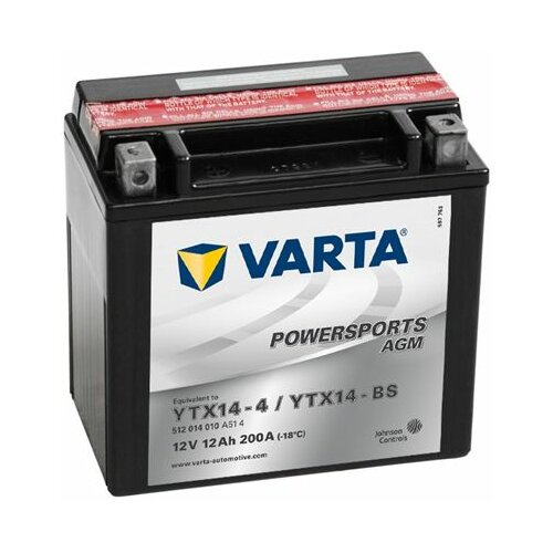 Varta akumulator za skuter 12Ah 200A, YTX14-BS Slike