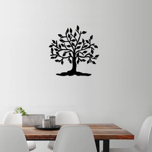 Wallity Zidna dekoracija Agaç 14, 60x60 cm, 1.5 mm, Crna Cene