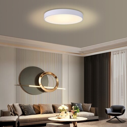  Immax NEO 07206L-LED prigu&amp;scaron;iva stropna svetiljka RONDATE 53W/230V bela Tuya+daljinski upravljač Slike
