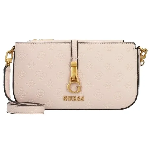 Guess G JAMES LOGO MINI DBL ZIP Bež