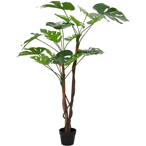  Umjetna Monstera biljka Zelena 70 x 16 x 130 cm Tkanina i drvo Cijene