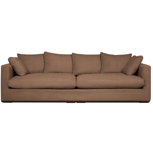 Scandic Svjetlo smeđa sofa od samta 266 cm Comfy &amp;ndash; Slike