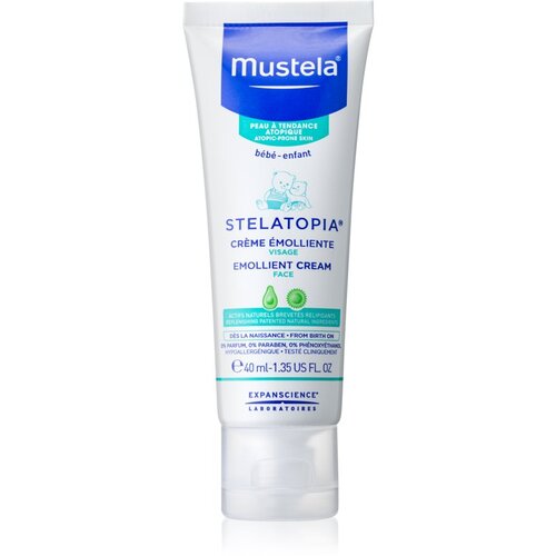 Mustela Bébé Stelatopia® Emollient Cream blažilna krema za dojenčke z atopično kožo 40 ml za otroke Cene
