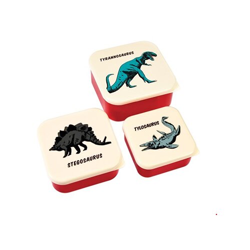 REX International Komplet 3 &scaron;katlic za prigrizke Prehistoric Land Cene