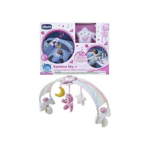 Chicco GLAZBENI LUK I PROJEKTOR ZA KREVETAC RAINBOW SKY, ROZE Cijene