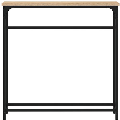  Konzolni stolić Sonoma hrast 75x19,5x75 cm Konstruirano drvo Slike